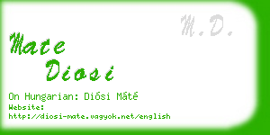 mate diosi business card